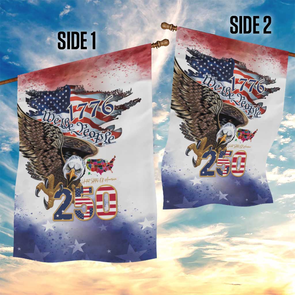 United States of America 250 Garden Flag We The People 1776