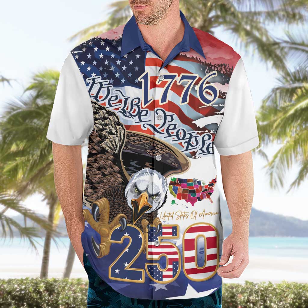 United States of America 250 Hawaiian Shirt We The People 1776