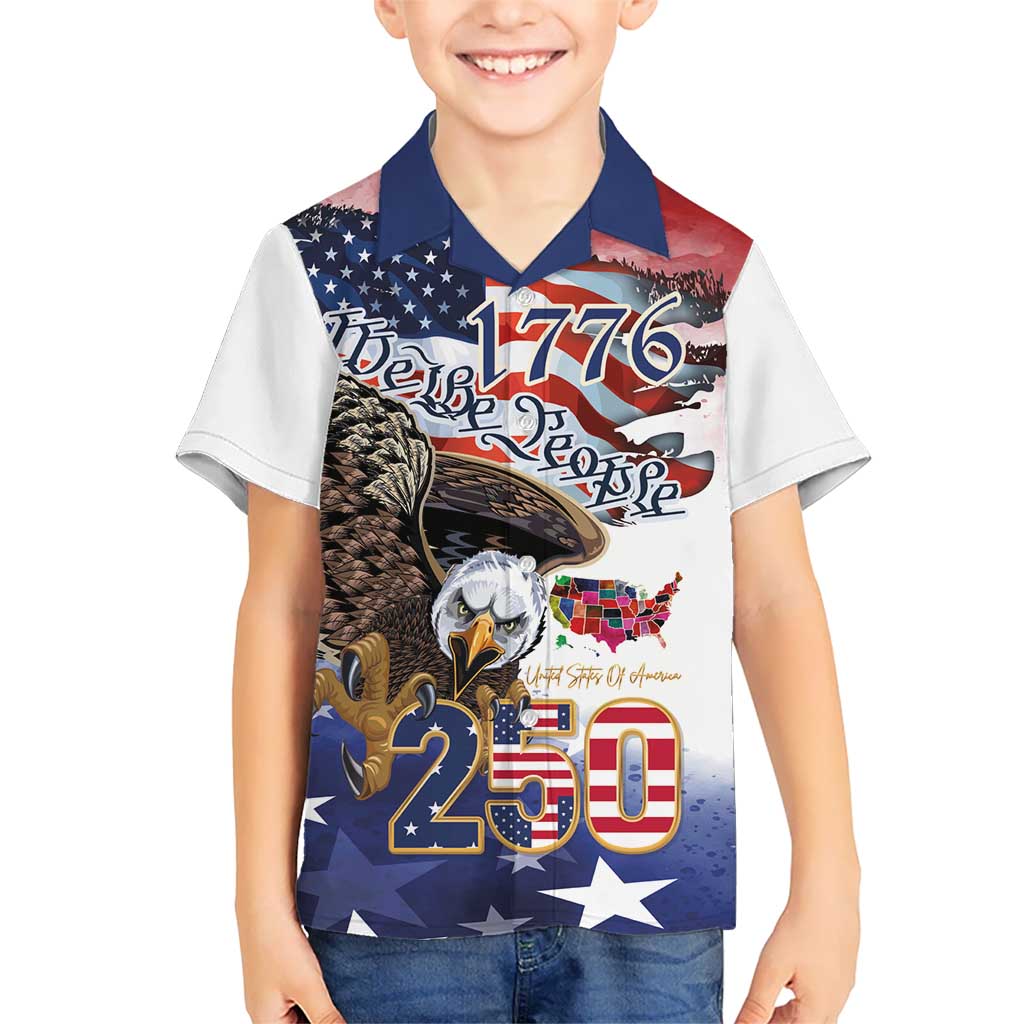 United States of America 250 Hawaiian Shirt We The People 1776