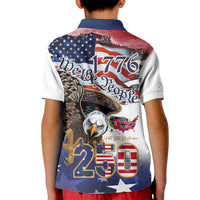 United States of America 250 Kid Polo Shirt We The People 1776