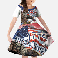 United States of America 250 Kid Short Sleeve Dress We The People 1776