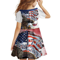 United States of America 250 Kid Short Sleeve Dress We The People 1776