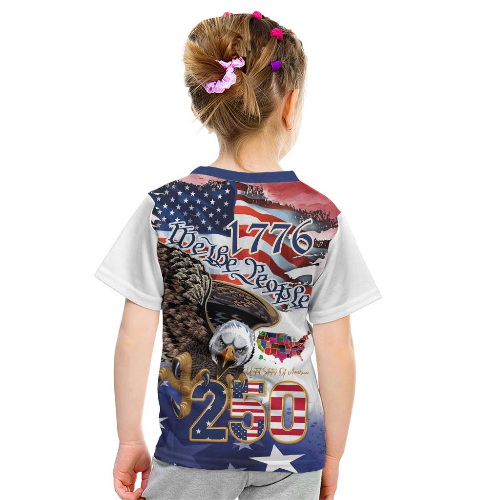 United States of America 250 Kid T Shirt We The People 1776
