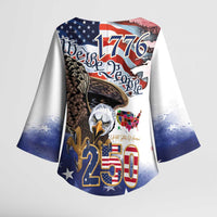 United States of America 250 Kimono Sleeve Blouse We The People 1776