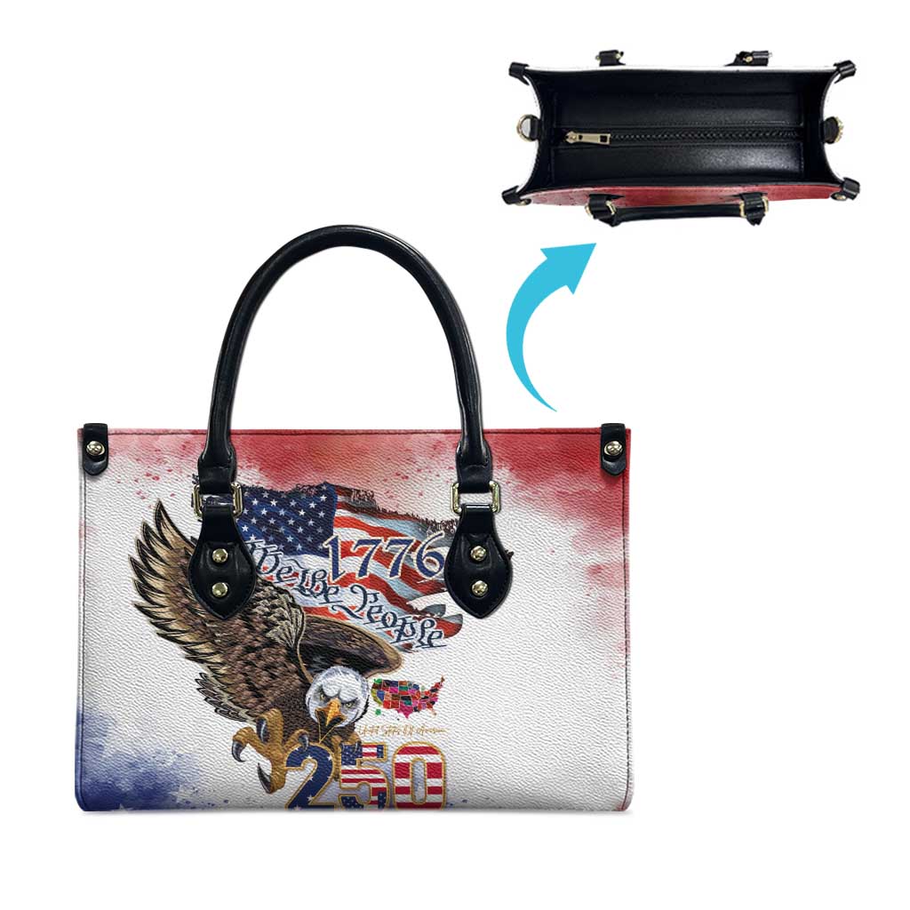 United States of America 250 Leather Bag We The People 1776