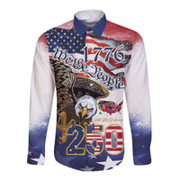 United States of America 250 Long Sleeve Button Shirt We The People 1776