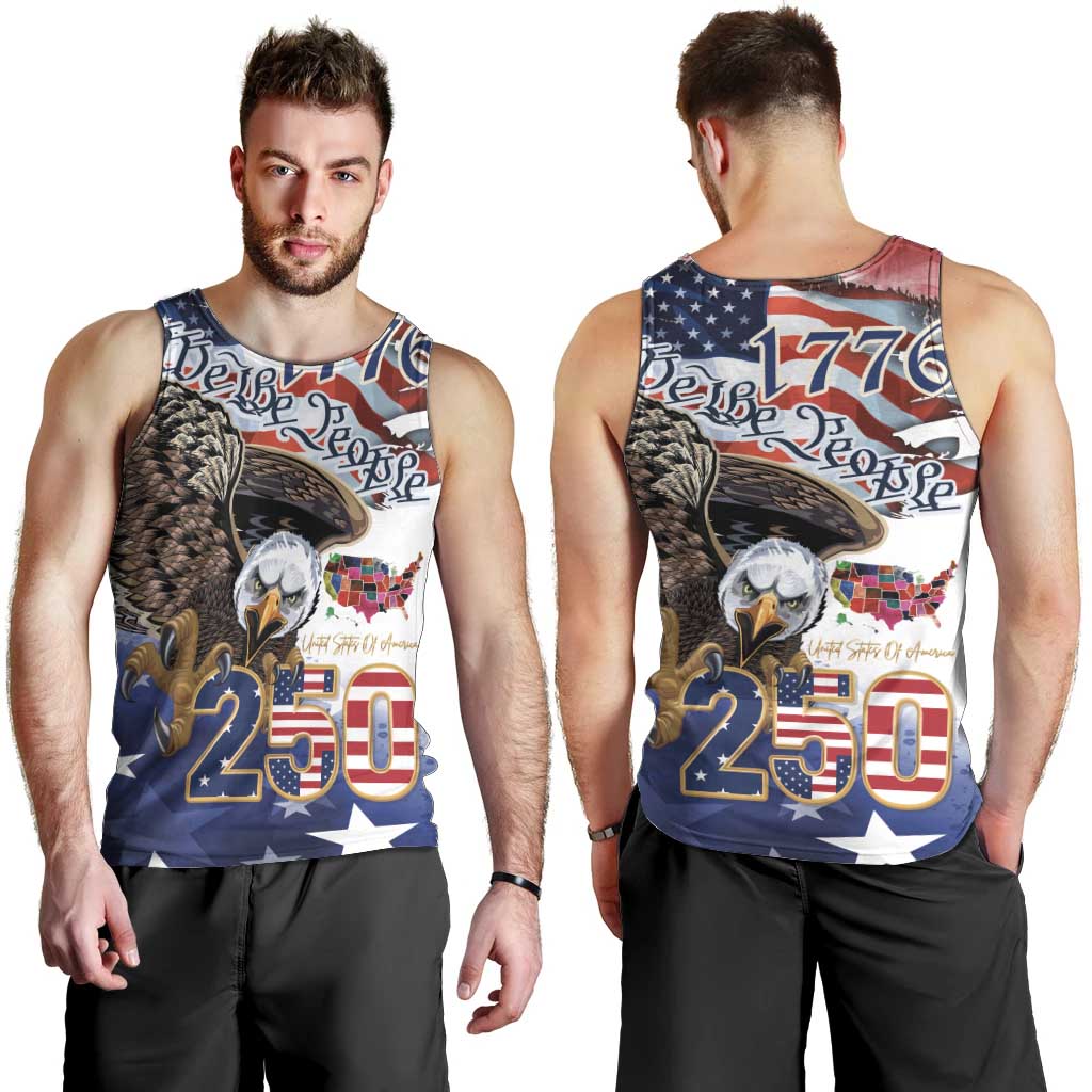 United States of America 250 Men Tank Top We The People 1776