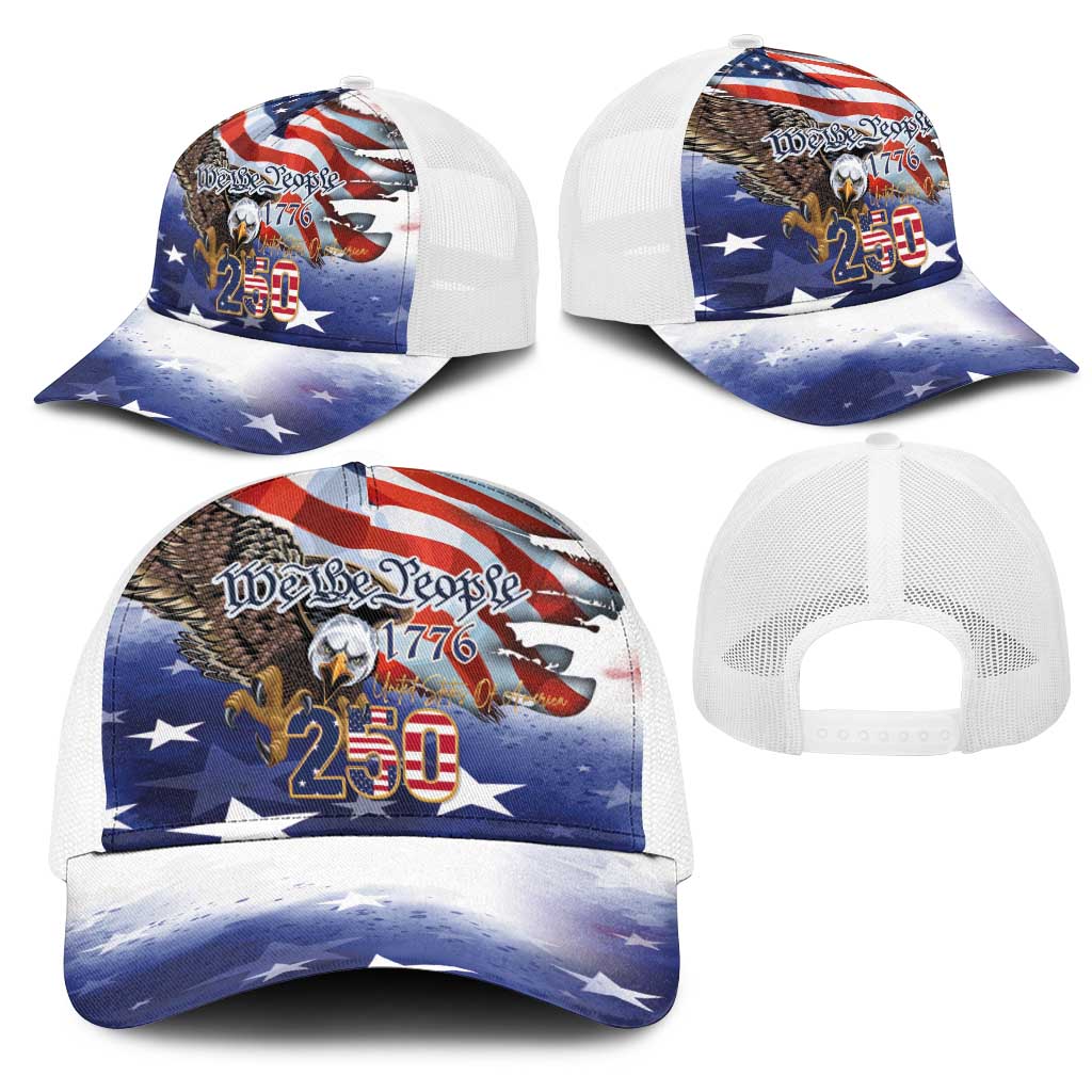 United States of America 250 Mesh Trucker Cap We The People 1776