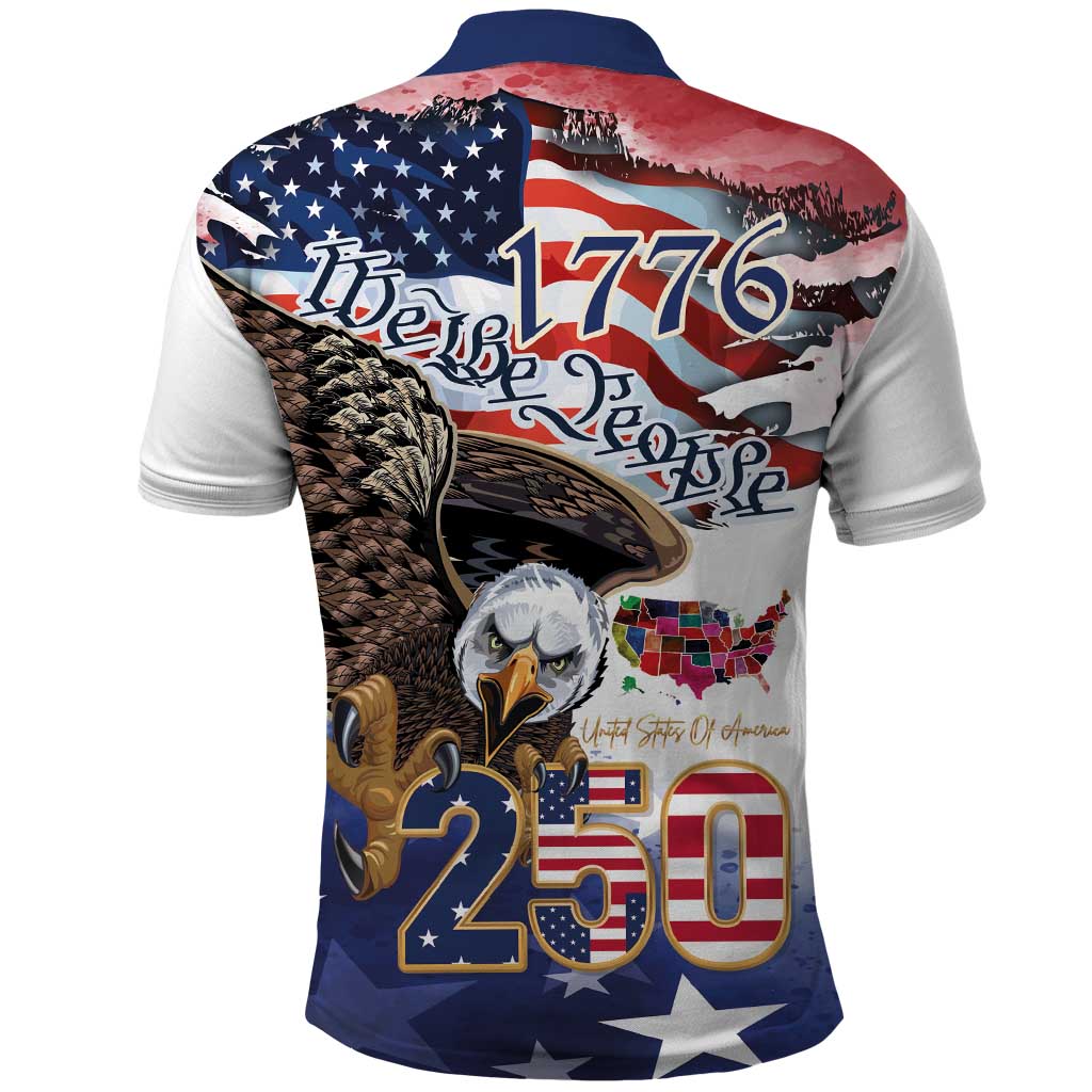 United States of America 250 Polo Shirt We The People 1776