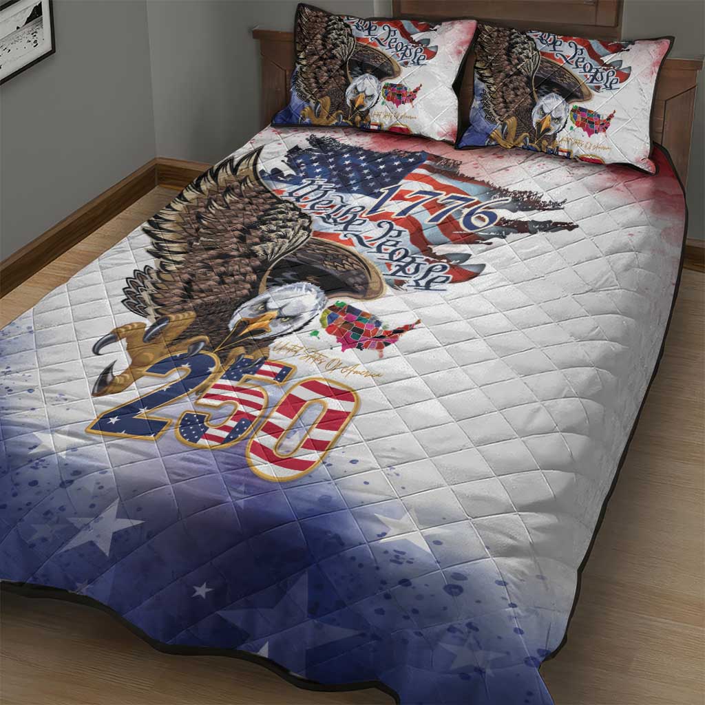 United States of America 250 Quilt Bed Set We The People 1776