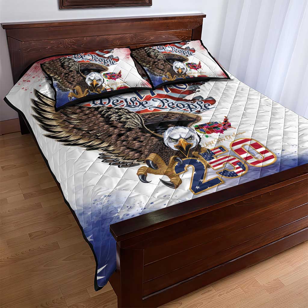 United States of America 250 Quilt Bed Set We The People 1776