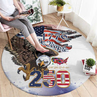 United States of America 250 Round Carpet We The People 1776