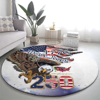 United States of America 250 Round Carpet We The People 1776