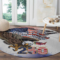 United States of America 250 Round Carpet We The People 1776