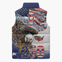 United States of America 250 Sleeveless Puffer Jacket We The People 1776