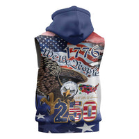 United States of America 250 Sleeveless Zip Hoodie We The People 1776