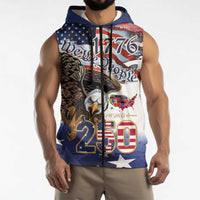 United States of America 250 Sleeveless Zip Hoodie We The People 1776