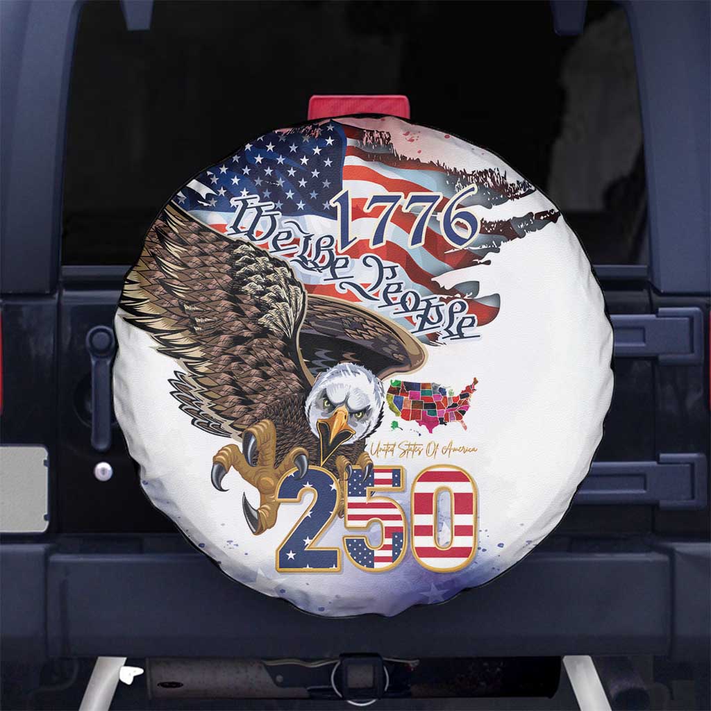 United States of America 250 Spare Tire Cover We The People 1776