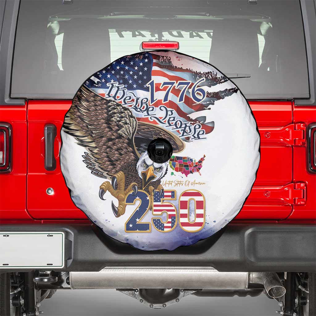 United States of America 250 Spare Tire Cover We The People 1776