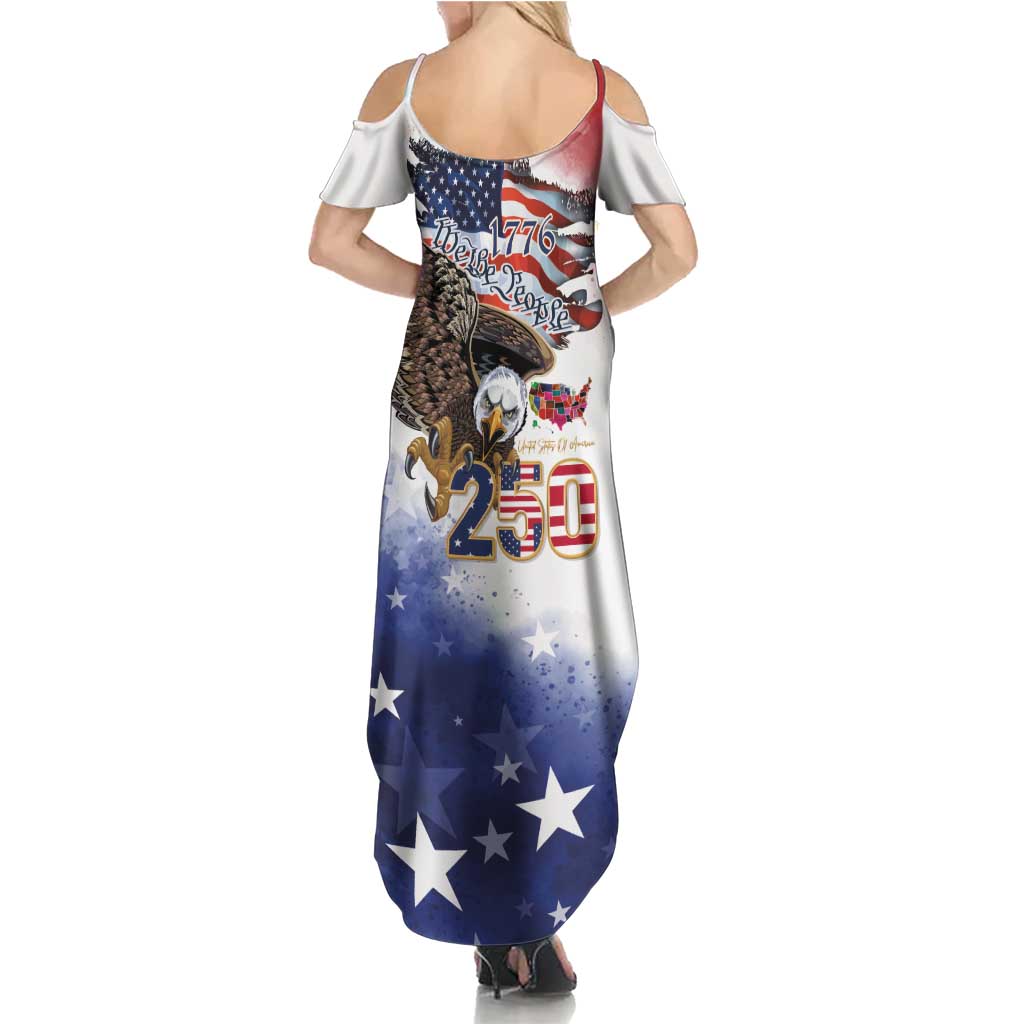 United States of America 250 Summer Maxi Dress We The People 1776