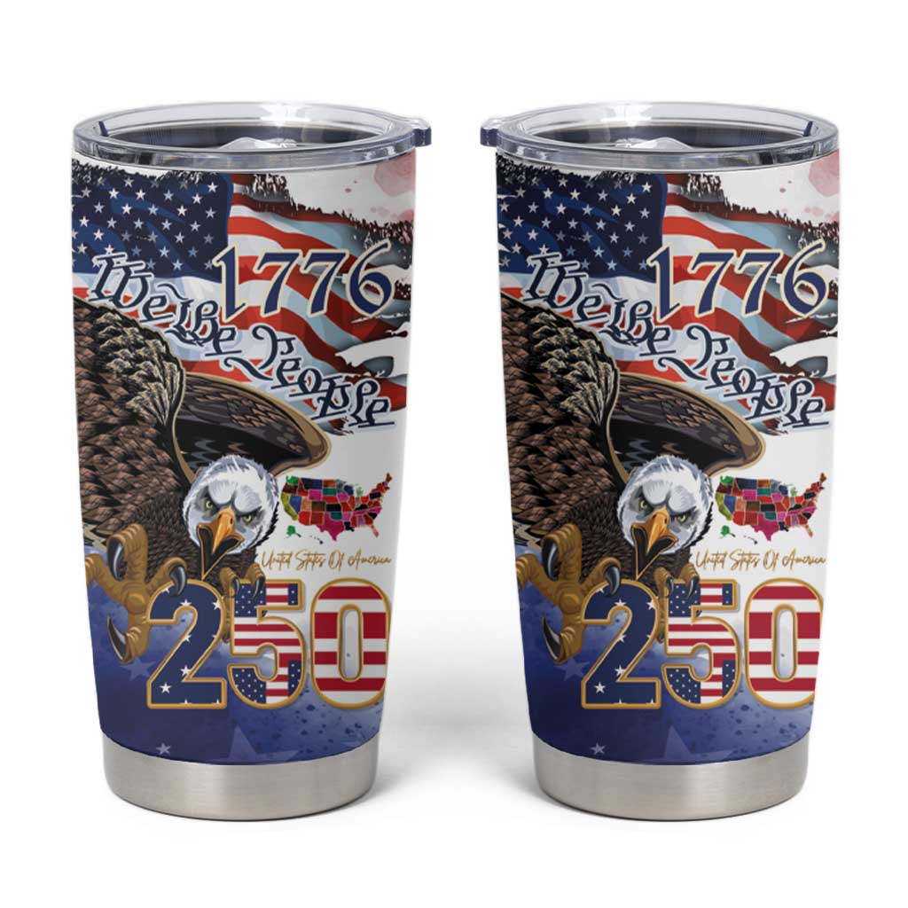 United States of America 250 Tumbler Cup We The People 1776