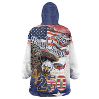 United States of America 250 Wearable Blanket Hoodie We The People 1776