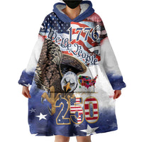 United States of America 250 Wearable Blanket Hoodie We The People 1776