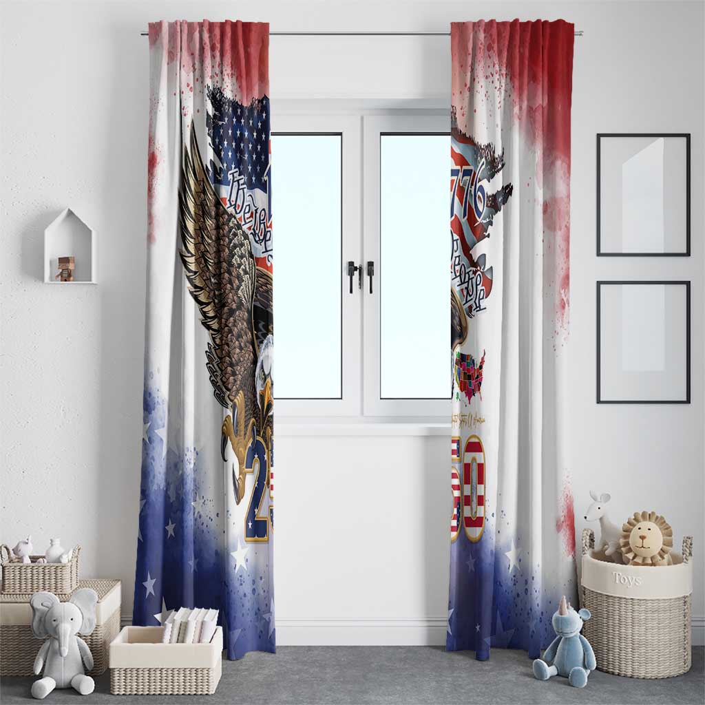 United States of America 250 Window Curtain We The People 1776