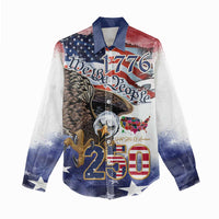 United States of America 250 Women Casual Shirt We The People 1776