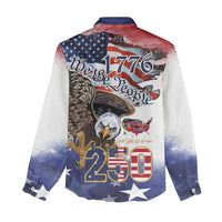 United States of America 250 Women Casual Shirt We The People 1776