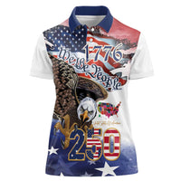 United States of America 250 Women Polo Shirt We The People 1776