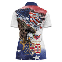 United States of America 250 Women Polo Shirt We The People 1776