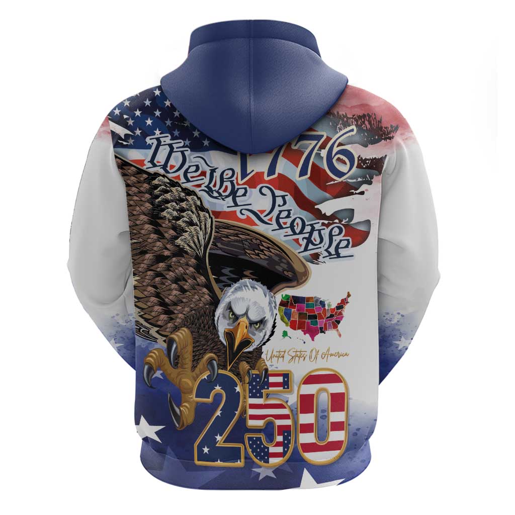United States of America 250 Zip Hoodie We The People 1776