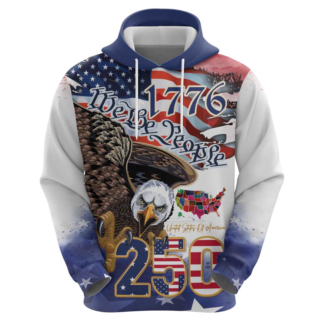 United States of America 250 Zip Hoodie We The People 1776