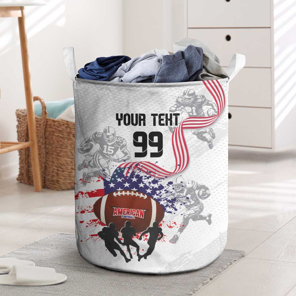 Custom American Football Laundry Basket Road to Glory