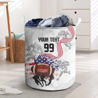 Custom American Football Laundry Basket Road to Glory