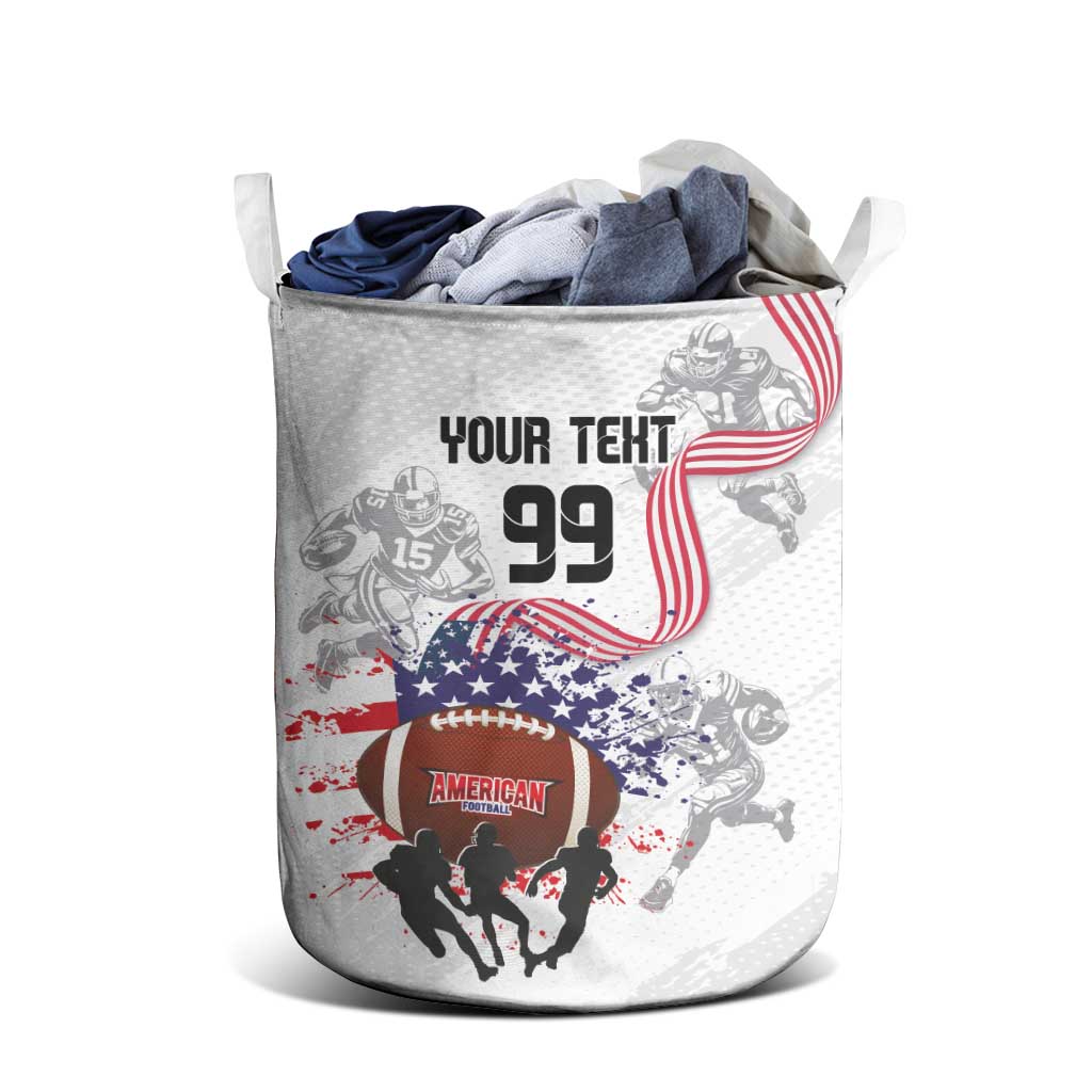 Custom American Football Laundry Basket Road to Glory