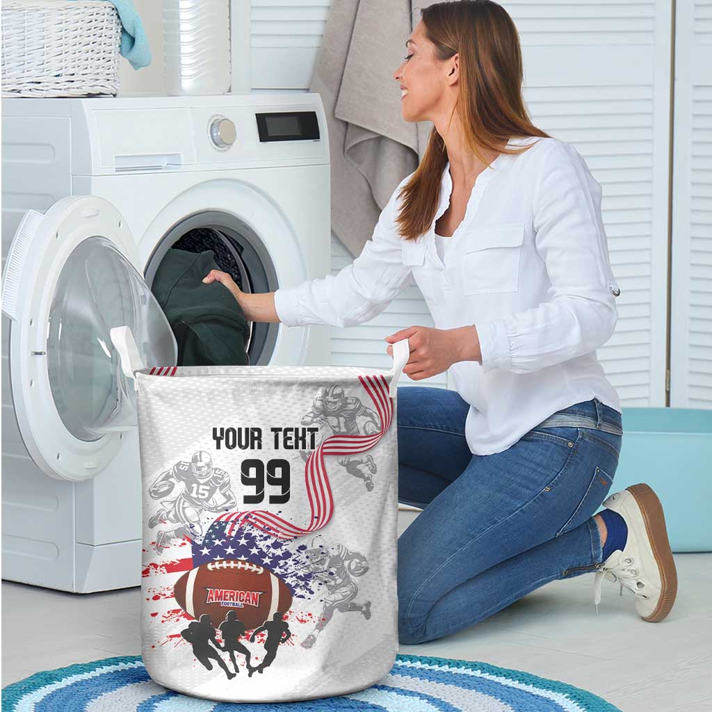 Custom American Football Laundry Basket Road to Glory