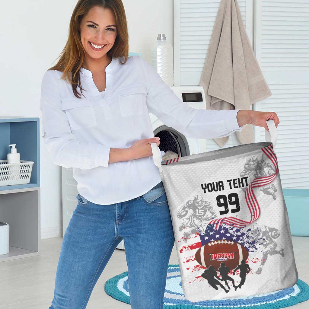 Custom American Football Laundry Basket Road to Glory
