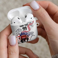 Custom American Football AirPods Case Road to Glory