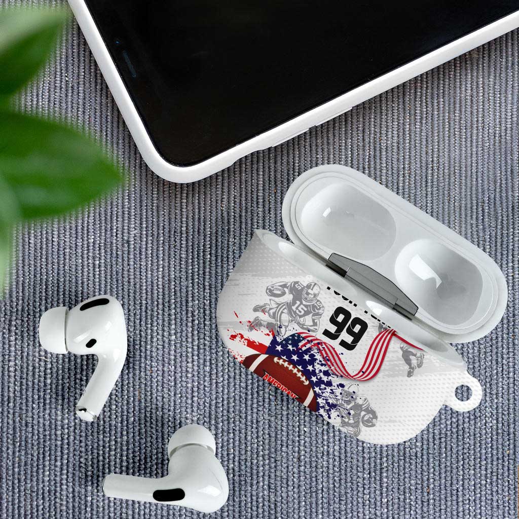 Custom American Football AirPods Case Road to Glory