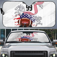 Custom American Football Auto Sun Shade Road to Glory