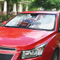 Custom American Football Auto Sun Shade Road to Glory