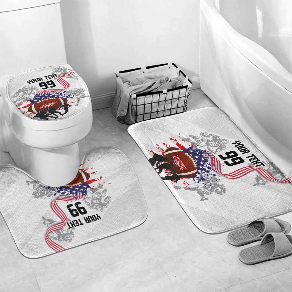 Custom American Football Bathroom Set Road to Glory