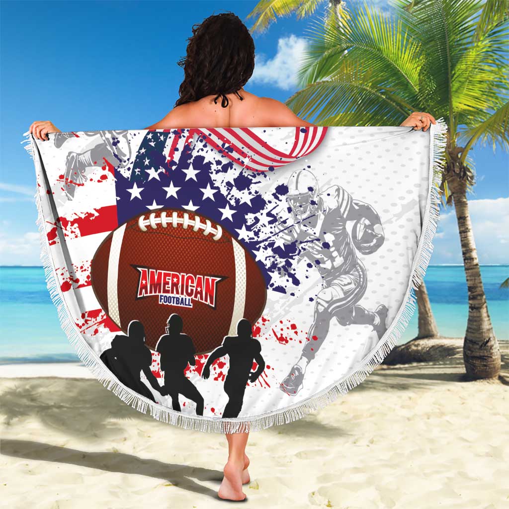Custom American Football Beach Blanket Road to Glory