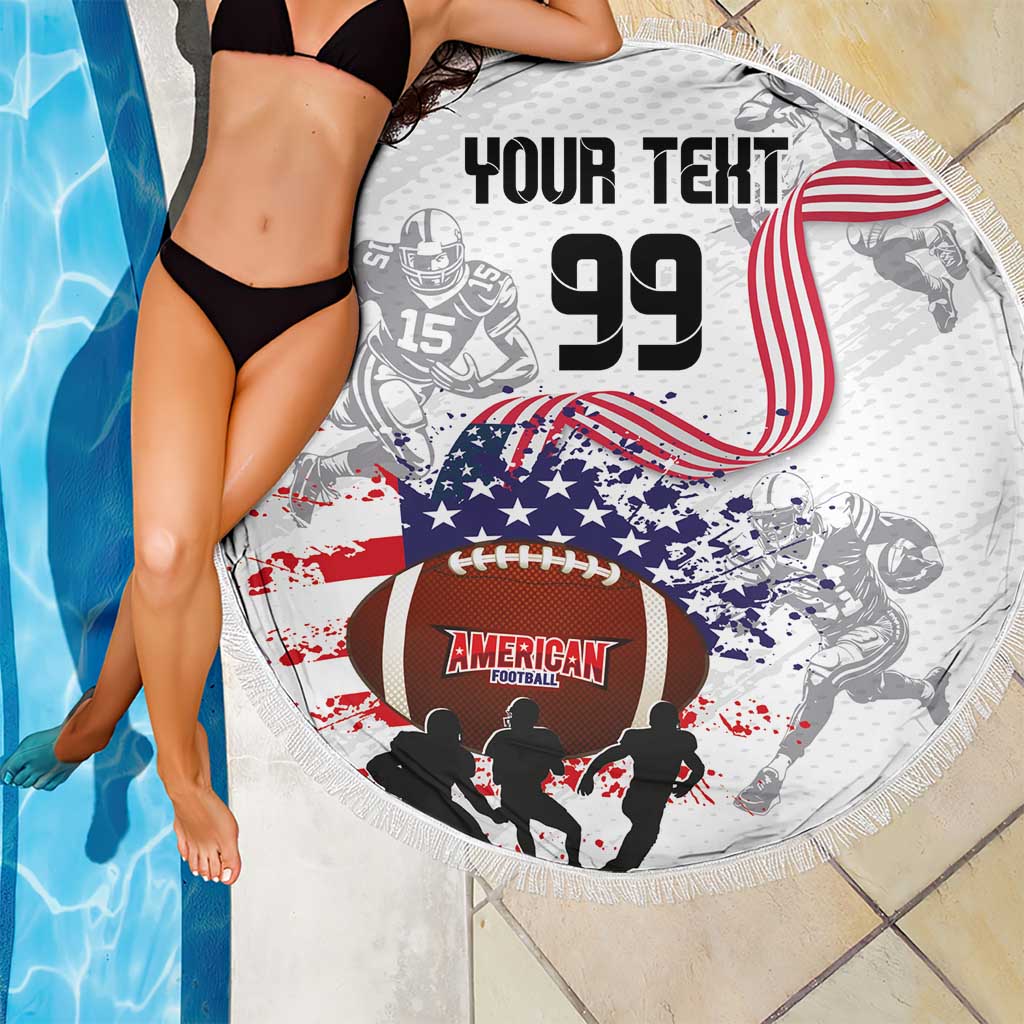 Custom American Football Beach Blanket Road to Glory