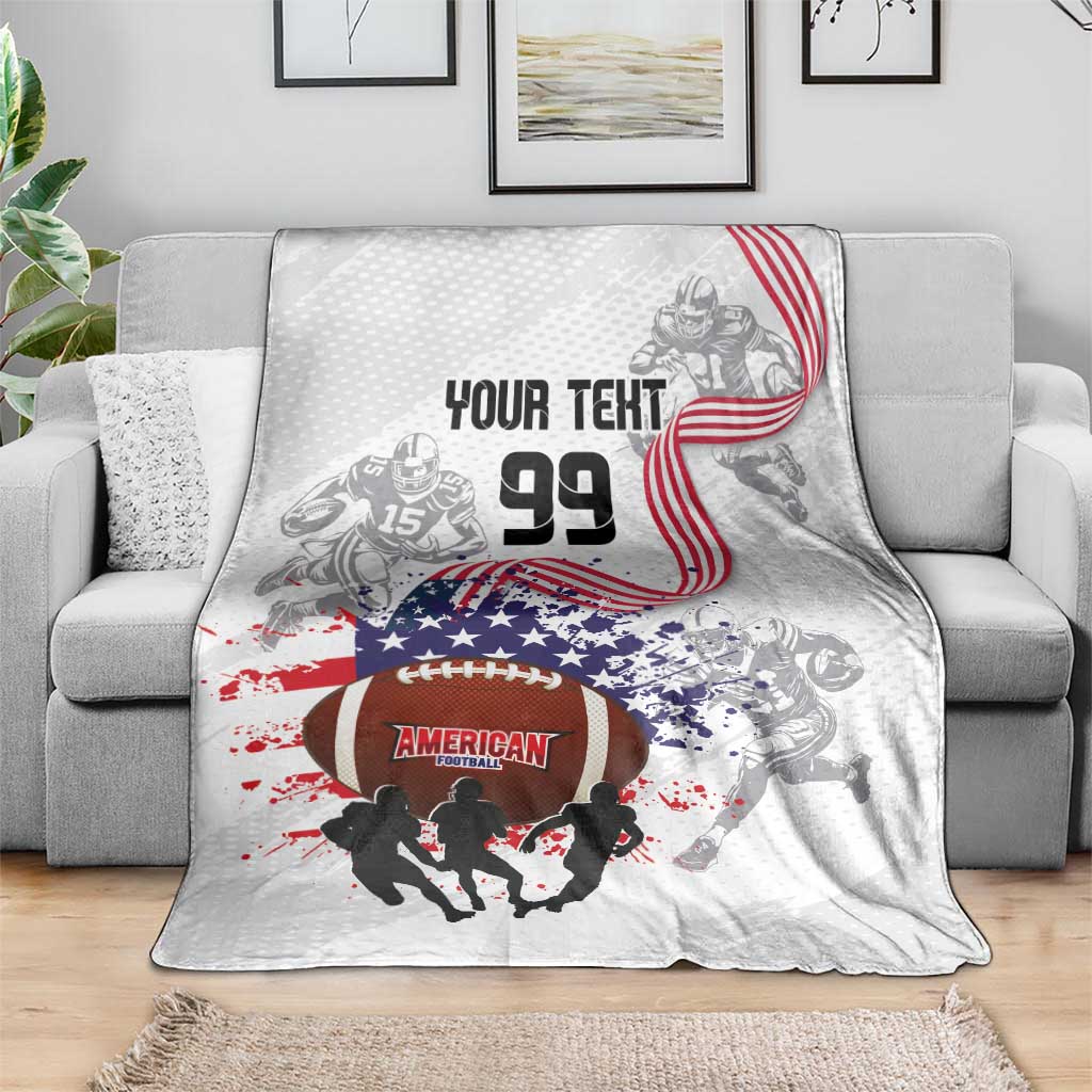 Custom American Football Blanket Road to Glory