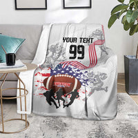 Custom American Football Blanket Road to Glory