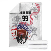Custom American Football Blanket Road to Glory
