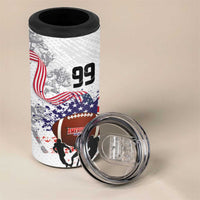Custom American Football 4 in 1 Can Cooler Tumbler Road to Glory